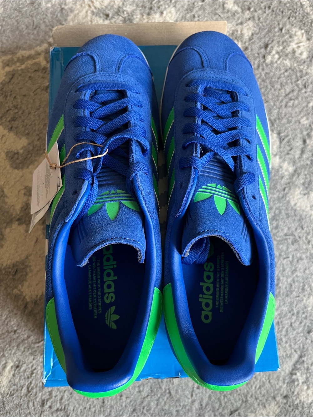 Adidas Gazelle Royal Blue/Green - Picture 4 of 10
